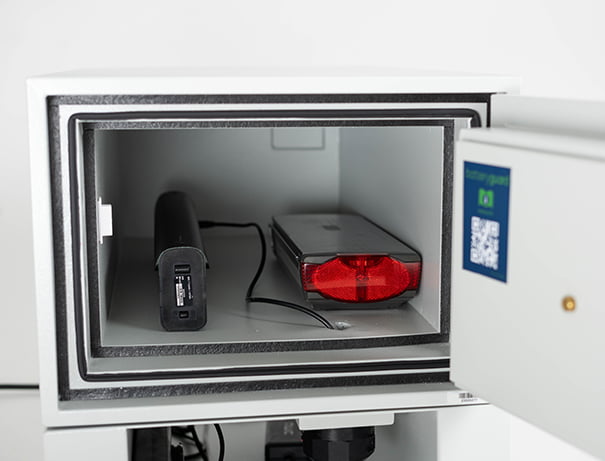 De Batteryguard M heeft 2 oplaadpunten.
