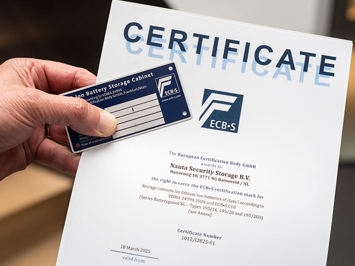 Batteryguard-certificaat
